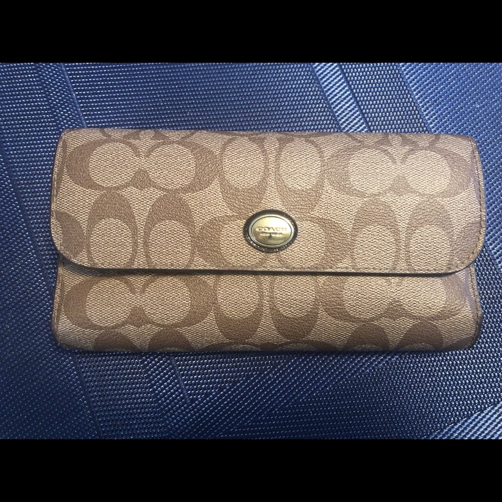 Coach Checkbook and Wallet